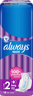 Maxi-Binden mit Flügeln Maxi Long always