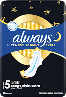Ultra Secure Night Binden mit Flügeln Multi-Pack always