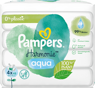 Feuchttücher aqua (4x48 St) Pampers Harmonie