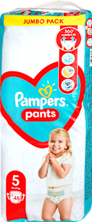 Pelene- gaćice vel. 5 (12 - 17 kg) Pampers active baby