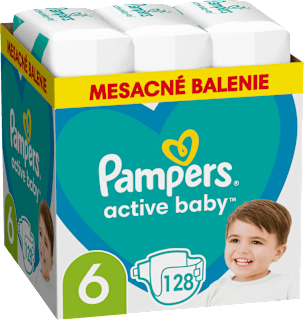 Plienky veľkosť 6 (13 - 18 kg) Monthly Box Pampers active baby