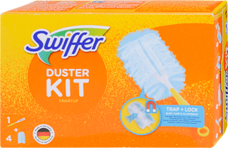 Portörlő készlet kezdőszett Standard Duster Kit, 1 db rövid nyél + 4 db utántöltő Swiffer