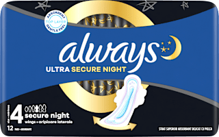 Ultra Secure Night Binden mit Flügeln Sparpackung always