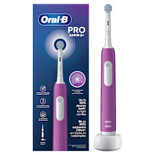Elektrische Zahnbürste Kinder PRO Junior Purple, ab 6 Jahren Oral-B