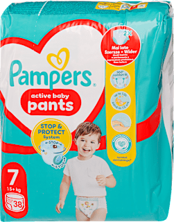Bugyipelenka Jumbo pack, 7-es méret, 15+ kg Pampers active baby