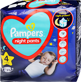 Night Pants, éjszakai bugyipelenka 9-15kg Pampers