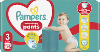 Pieluchomajtki Active Baby Pants 3 Pampers
