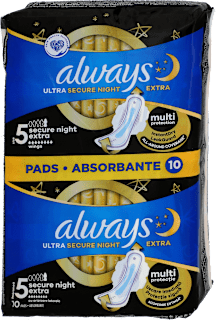 Podpaski Ultra Secure Night Light always