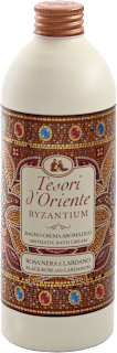 Bagno crema aromatico Byzantium con rosa nera e labdano Tesori d'Oriente