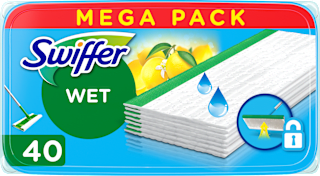 Náhradné vlhčené utierky na podlahu Wet, Mega Pack Swiffer