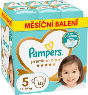 pleny, měsíční box, velikost 5 Pampers Premium Care