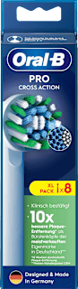 Aufsteckbürsten PRO CrossAction weiss Oral-B