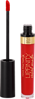Lipfinity Velvet Matte tečni karmin – 025 Red Luxury MAX FACTOR