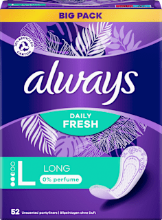 Ščitniki perila Daily Fresh Long always