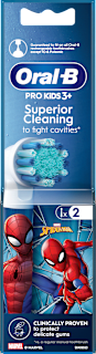 Testine di ricambio kids Superior Cleaning Spiderman Oral-B