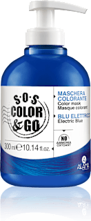 Maschera colorata SOS Color&Go blu ALAMA PROFESSIONAL