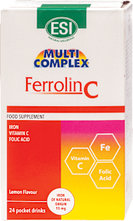 Ferrolin C pocket drink - željezo, vitamin C, folna kiselina u vrećicama ESI