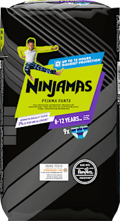 Pyjama Pants pelene-gaćice, vel. 3 (27 – 43 kg) – Space  Ninjamas