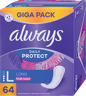 Slipové vložky Daily Protect Long always