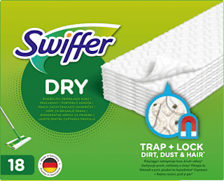 Náhradné suché utierky na podlahu Dry Swiffer
