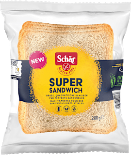 Brot "Super Sandwich"' (6 Stück), glutenfrei Schär