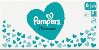Plenice velikost 5 - mesečno pakiranje (11-16 kg) Pampers Harmonie