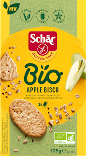 Apfel- & Haferkekse Bio Apple Bisco Glutenfrei Schär