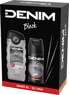 Козметичен комплект за мъже Black Denim