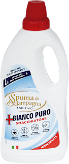 Additivo Bianco Puro smacchiatore igienizzante Spuma di Sciampagna
