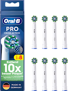 Aufsteckbürsten PRO CrossAction weiss Oral-B