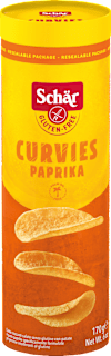 Kartoffelchips, Paprika "Curvies", glutenfrei Schär