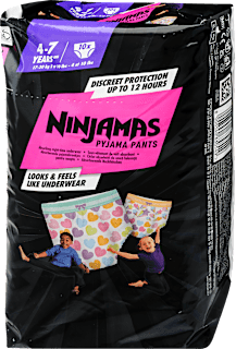 Ninjamas pants, bugyipelenka, 17-30 kg, szív Ninjamas