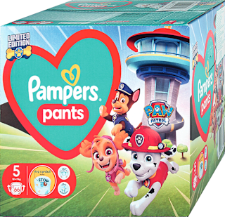 Гащички Paw Patrol, Размер 5 (12-17 kg) Pampers