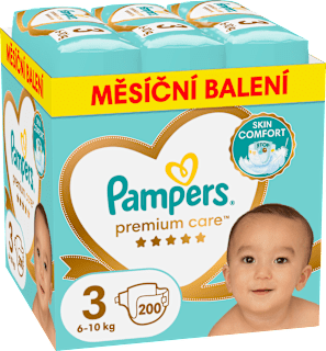 pleny, měsíční box, velikost 3 Pampers Premium Care