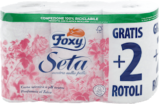 Carta igienica Seta 2 veli Foxy