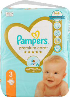 Pelene, veličina 3 (6- 10 kg) Pampers premium care