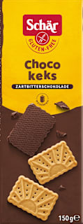 Keks preliven čokoladom, bez glutena Schär
