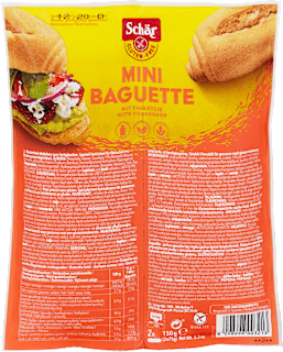 Aufbackbrötchen Mini Baguette glutenfrei (2 Stück) Schär