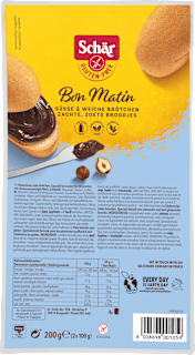 Brötchen, Hefe "Bon Matin" (4 Stück), glutenfrei Schär