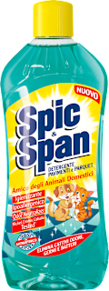 Detersivo pavimenti amico degli animali Spic & Span
