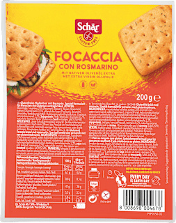 Bezgluténová Foccacia s rozmarínom Schär