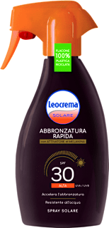 Spray solare abbronzatura rapida SPF30 Leocrema
