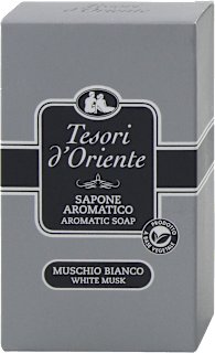Sapone solido aromatico al muschio bianco Tesori d'Oriente