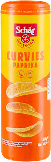 CURVIES PAPRIKA čips bez glutena Schär