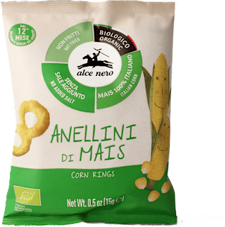 Anellini di mais  alce nero