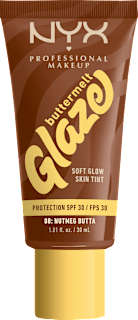 Foundation Buttermelt Glaze mit LSF 30, 08 Nutmeg Butta NYX PROFESSIONAL MAKEUP