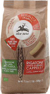 Rigatoni di grano Cappelli BIO alce nero