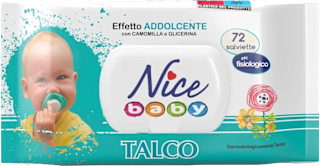 Salviette detergenti baby talco FRIA