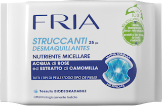 Salviette struccanti nutriente micellare FRIA
