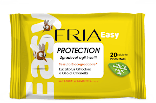 Salviette profumate Easy Protection antizanzare FRIA